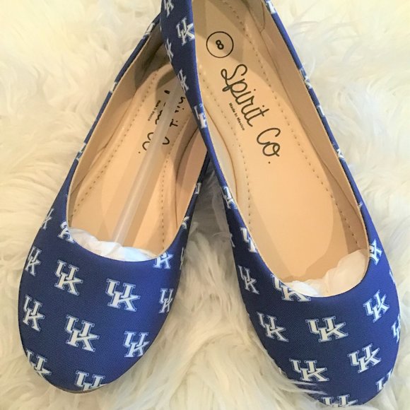Spirit Co. Shoes - Spirit Co. Kentucky Wildcats Logo Ballet Flats